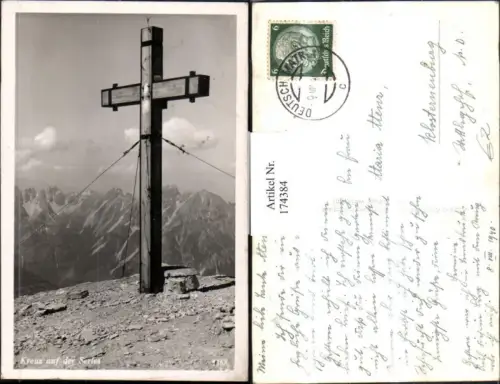 174384,Kreuz auf d. Serles b. Innsbruck