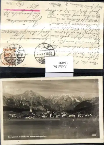 174497,Seefeld Totale m. Wettersteingebirge