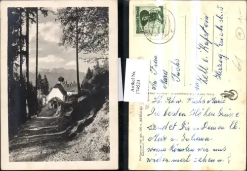174523,Heiligwasser b. Igls m. Blick auf Bettelwurf