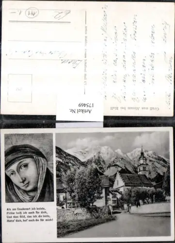 175469,Gruß aus Absam b. Hall i. Tirol Ortsansicht Kirche