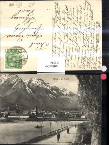 175534,Hall i. Tirol Teilansicht Partie b. Fluss