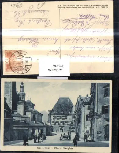 175536,Hall i. Tirol Oberer Stadtplatz Ortsansicht
