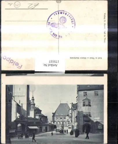 175537,Hall i. Tirol Oberer Stadtplatz Ortsansicht