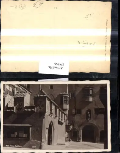 175556,Hall i. Tirol Rathaus Detailansicht
