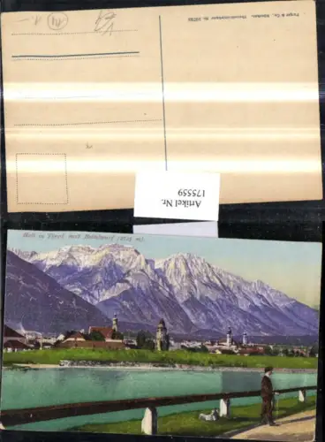175559,Hall i. Tirol Teilansicht m. Bettelwurf pub Purger e Co 10738