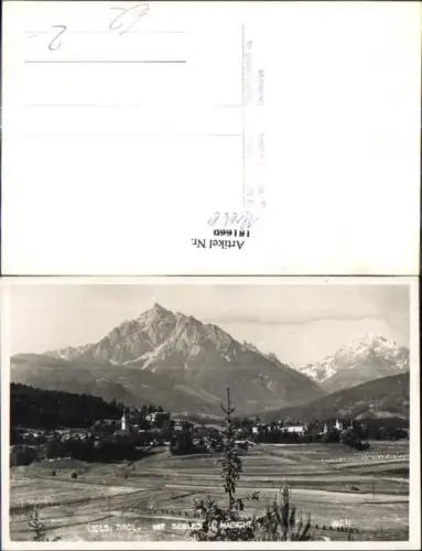 181660,Igsl b. Innsbruck Totale m. Serles u. Habicht