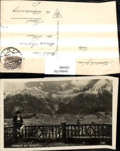 181680,Innsbruck m. Nordkette Teilansicht