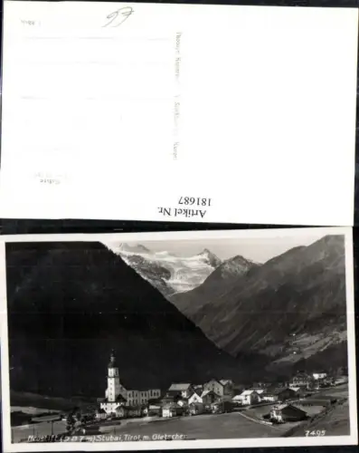 181687,Neustift Totale Stubai Tirol m. Gletscher