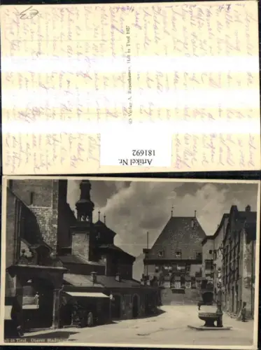 181692,Hall i. Tirol Oberer Stadtplatz Straßenansicht