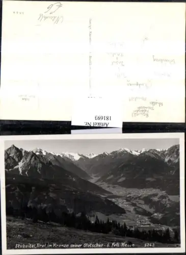 181693,Neustift Stubaital Tirol im Kranze seiner Gletscher u. Fels-Riesen