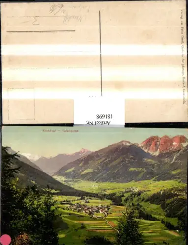 181698,Stubaital Talansicht Neustift Fulpmes Totale