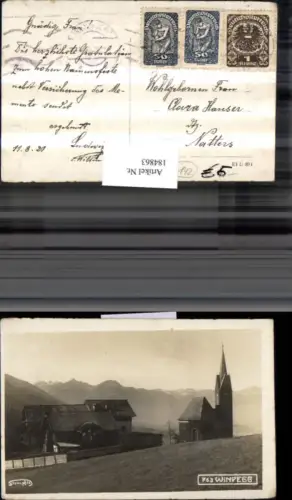 184863,Windegg b. Tulfes Totale Kirche