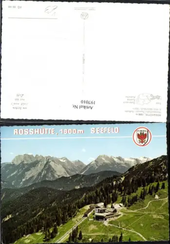 197010,Rosshütte b. Seefeld Tirol pub Alpine Luftbild 60 180