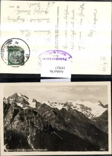 197017,Stubaier Gletscher v. Patscherkofel b. Innsbruck