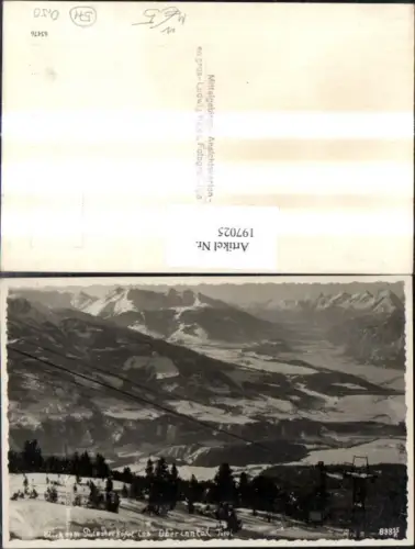 197025,Blick v. Patscherkofel ins Oberinntal b. Innsbruck Partie Seilschwebebahn