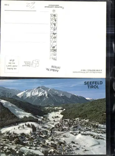 197038,Seefeld i. Tirol Totale Winterbild pub Alpine Luftbild 71 301