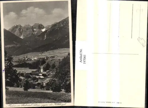 197061,Mieders im Stubaital geg. d. Kalkkögel Totale