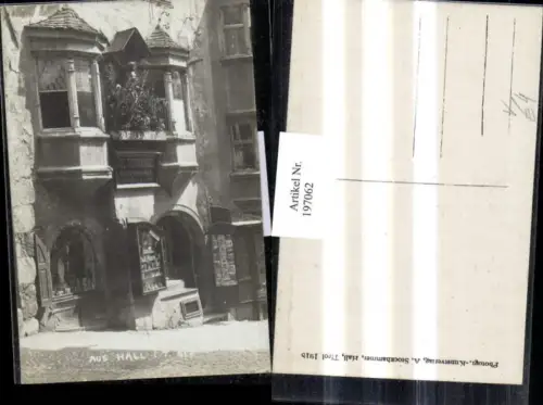 197062,Hall i. Tirol Erker Detailansicht pub A. Stockhammer 417