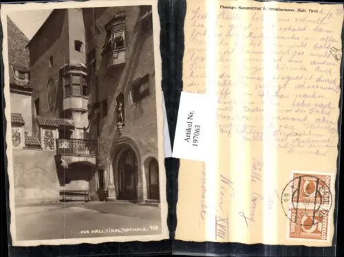 197063,Hall i. Tirol Rathaus pub A. Stockhammer 419