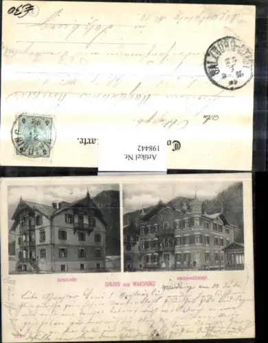 198442,Gruß aus Waidring Sendlhof Waidringerhof Mehrbildkarte