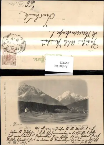 199123,Gruß aus Igls Totale m. Serles u. Habicht pub Otto Hayd 5170