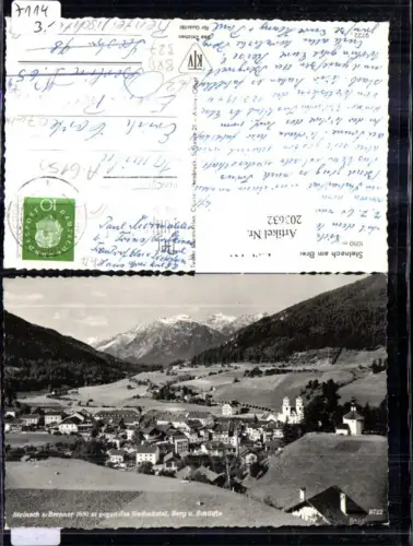 Steinach am Brenner Totale geg. das Gschnitztal Berg u. Schilifte