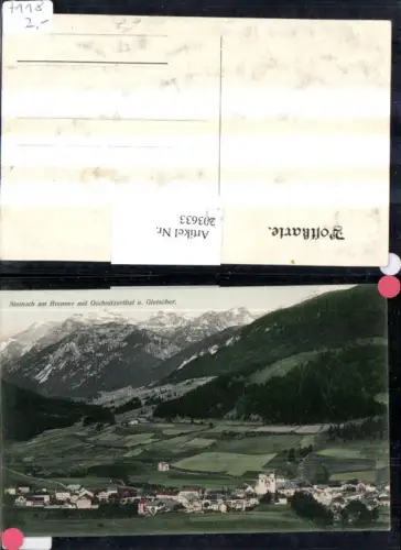 Steinach am Brenner Totale m. Gschnitzerthal u. Gletscher