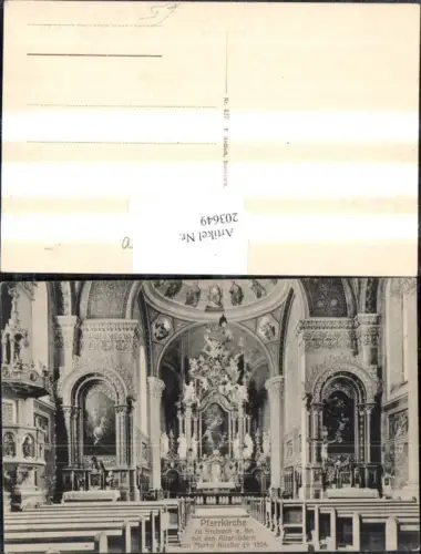 Steinach am Brenner Pfarrkirche Kirche m. d. Altarbildern v. Martin Knoller Innenansicht