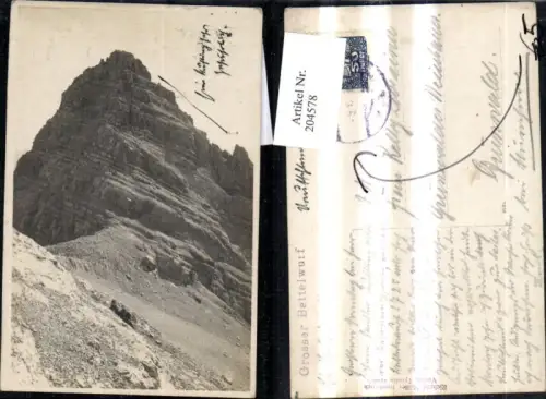 204578,Grosser Bettelwurf Gipfelansicht Scharnitz
