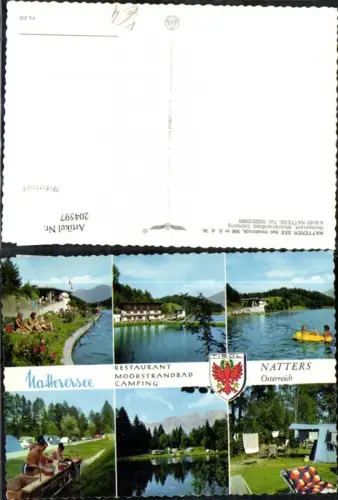 204597,Natters Natterer See b. Innsbruck Mehrbild Ak pub Alpina Druck