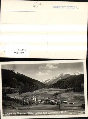 204598,Steinach a. Brenner geg. d. Gschnitztal Foto Ak