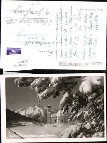 204607,Seefeld i. Tirol Seekapelle geg. Hocheder Winteransicht