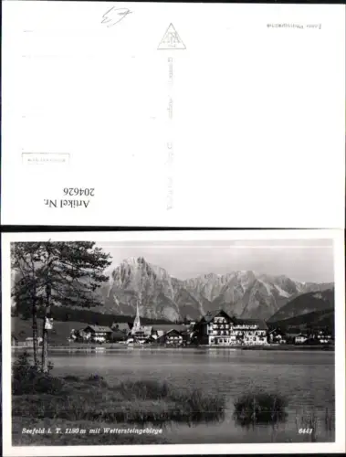 204626,Seefeld i. Tirol m. Wttersteingebirge