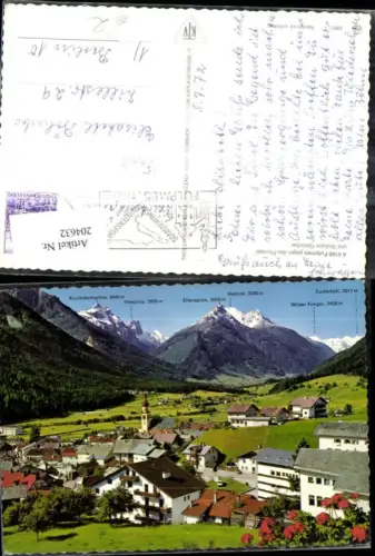 204632,Fulpmes geg. d. Pinnistal u. Stubaier Gletscher