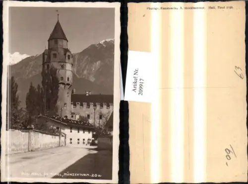 209917,Hall i. Tirol Münzerturm Turm