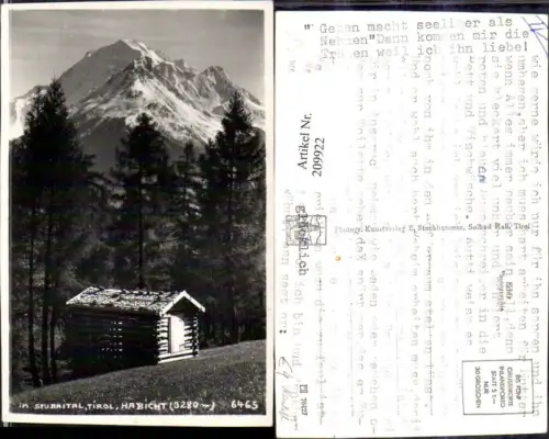 209922,Stubaital Habicht b. Neustift Partie