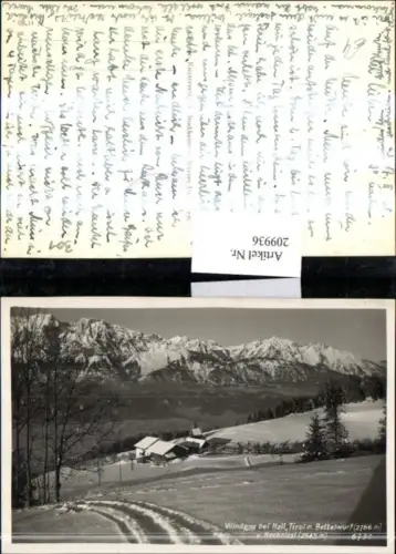 209936,Windegg b. Hall Totale m. Bettelwurf u. Hochnissl Winterbild