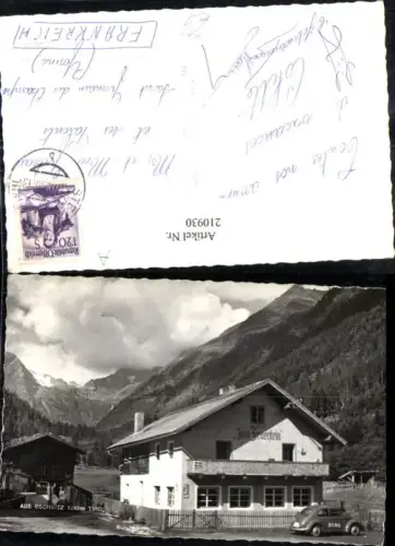 210930,Gschnitz Gasthof „Zum Feuerstein“ VW Käfer