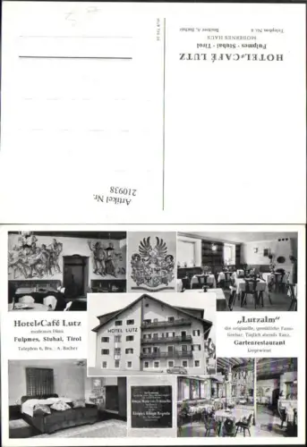 210938,Fulpmes im Sutbai Hotel Cafe Lutz Innenansichten Mehrbildkarte