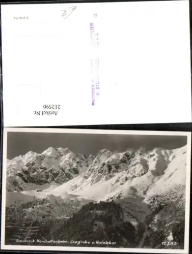 212590,Innsbruck Nordkettenbahn Seegrube u. Hafelekar