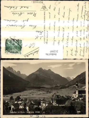 212597,Fulpmes Teilansicht im Stubai geg. Süden