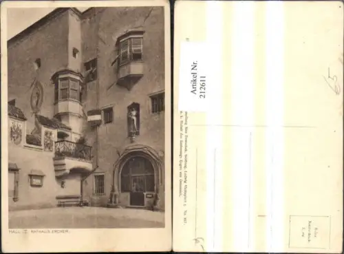212611,Hall i. Tirol Rathaus Ercker