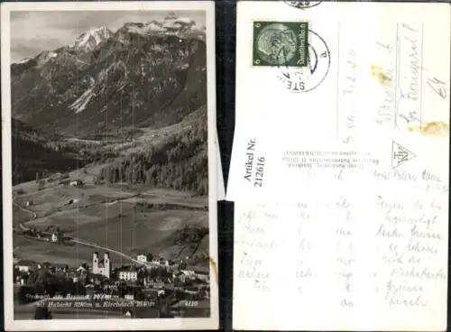 212616,Steinach am Brenner Totale m. Habicht u. Kirchdach