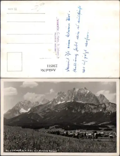 230511,St. Johann in Tirol Teilansicht m. Wildem Kaiser