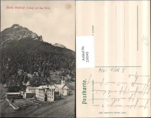 230542,Maria Waldrast im Stubai m. d. Serles