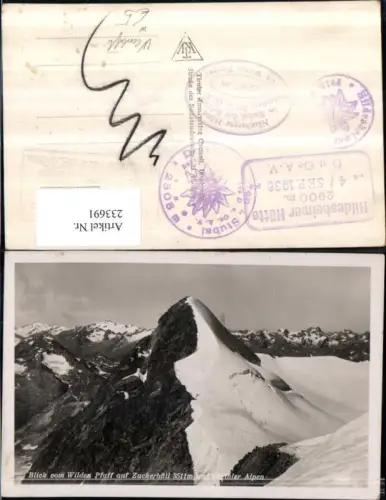233691,Blick v. Wilden Pfaff auf Zuckerhüttl u. Ötztaler Alpen b. Neustift