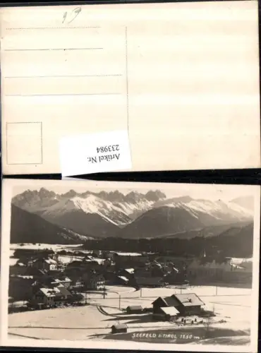 233984,Seefeld in Tirol Totale Winterbild