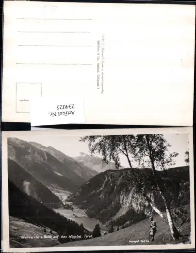 234025,Brennersee See b. Gries am Brenner Blick auf d. Wipptal