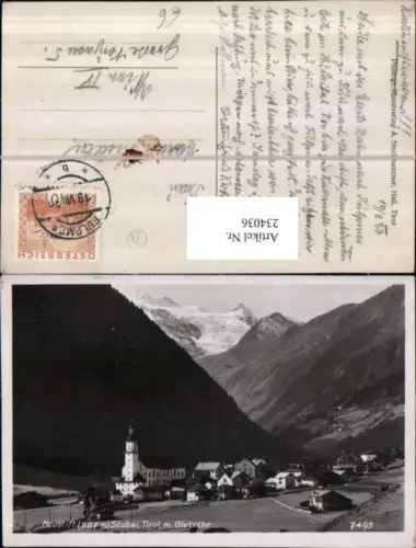 234036,Neustift im Stubaital Totale m. Gletscher