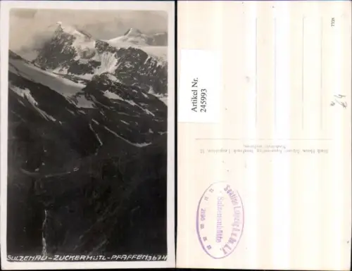 245993,Sulzenau Zuckerhütl Pfaffen Bergkulisse b. Neustift im Stubaital